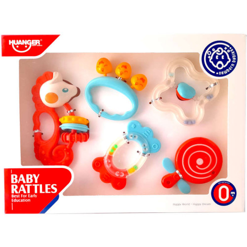 5PCS Baby Rattle Set