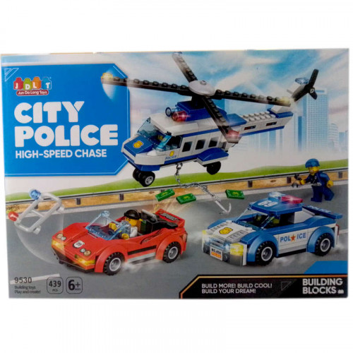 439PCS City Police Building Blocks